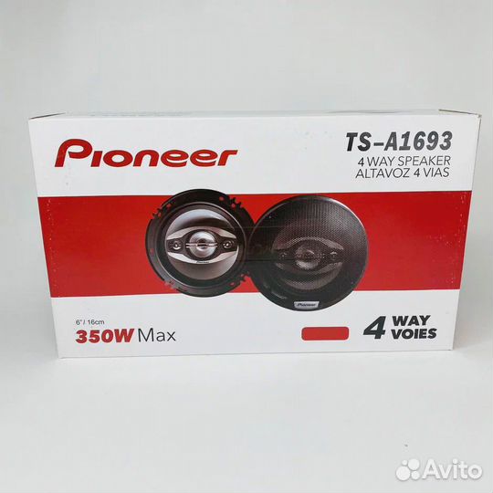 Динамики новые Pioneer TS-A1695S (16 см)