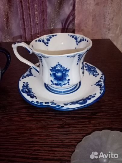 Чайная пара и сливочник