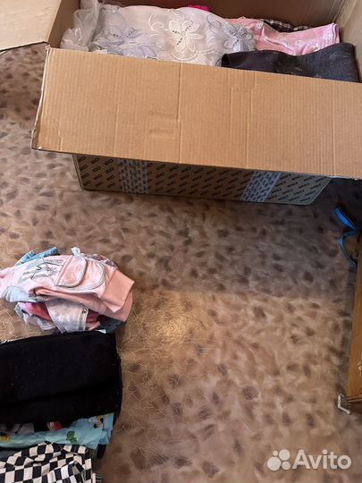 Детская одежда коробкой