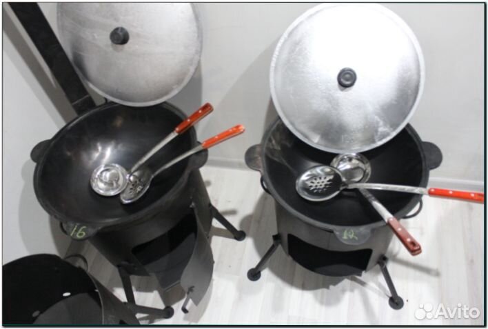 Казан +печь 12л сталь 3мм.Подарок шумовка.Доставка