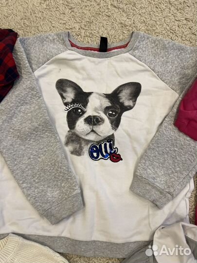 Вещи пакетом на левочку 146 см