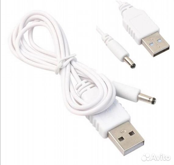 Кабель питания зарядки USB - штекер 3.5х1.35 м