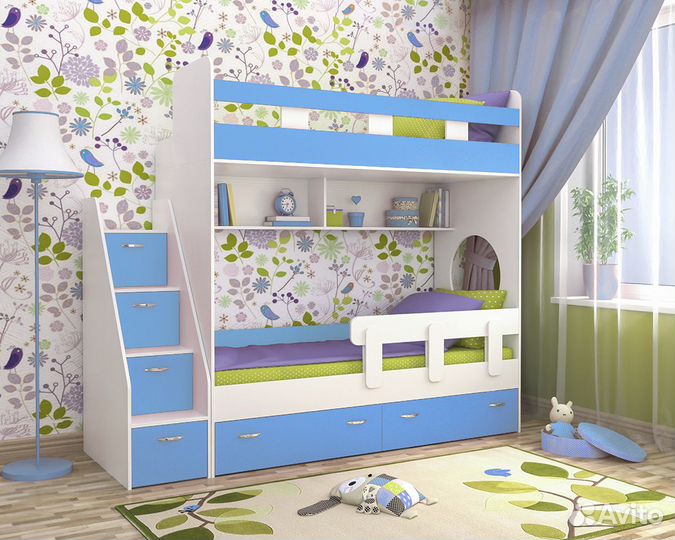Двухъярусная кровать Юниор 1