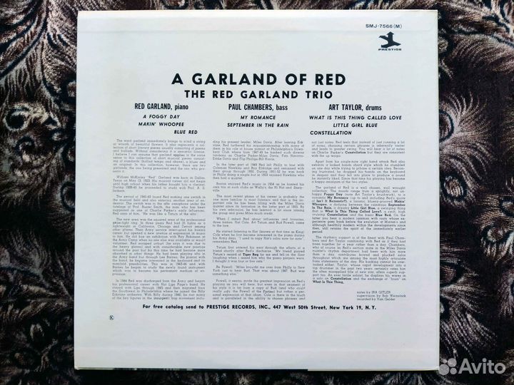 Red Garland Trio – A Garland Of Red Japan 1978