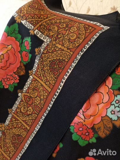 Платок крепдешин 90 х 90