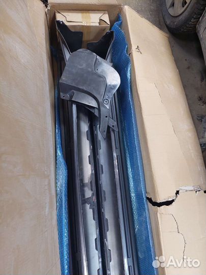 Пороги на toyota prado 150 в стиле lexus