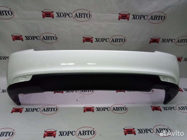 Бампер задний приора 21724 хетчбек белый