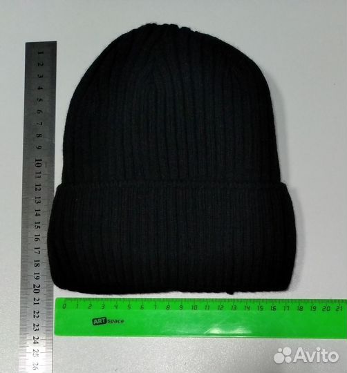 Шапка с отворотом на баечной подкладке