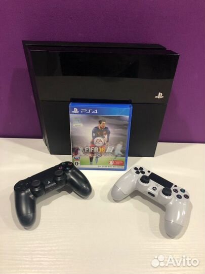 Sony Ps4 Fat 1108A 500Gb + 2джоя + Fifa 16