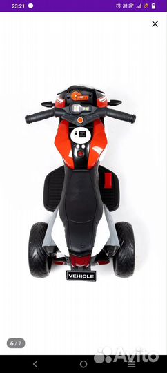 Детский мотоцикл на аккумуляторе бу