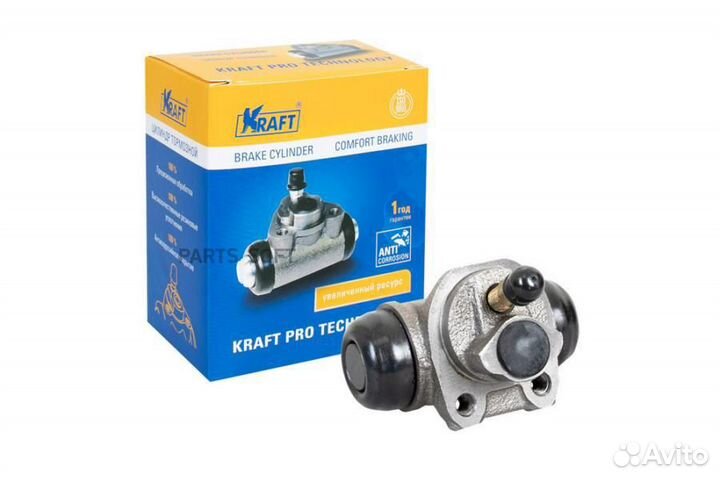 Kraft KT028406 Цилиндр тормозной задний Renault Lo
