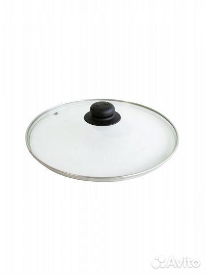 Крышка для сковороды 18см с металлическим ободом