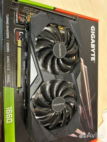 Видеокарта gigabyte Geforce GTX 1660 6 GB