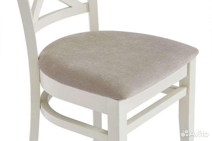 Стул марио т.601/тк. Velvet Lux 46 серо-бежевый