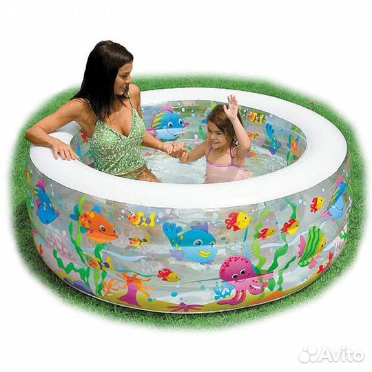 Надувной бассейн intex 58480