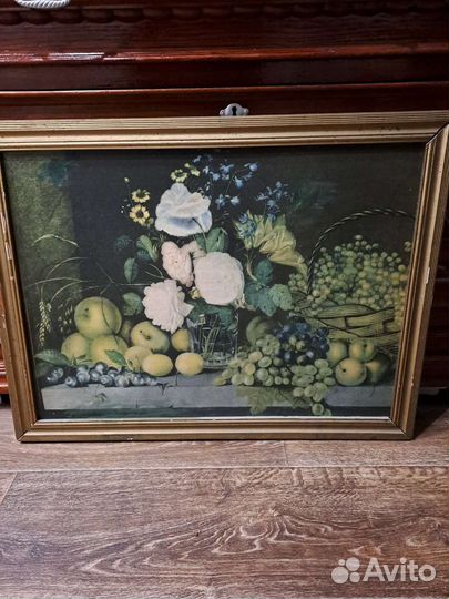 Картина,Цветы и фрукты,двп