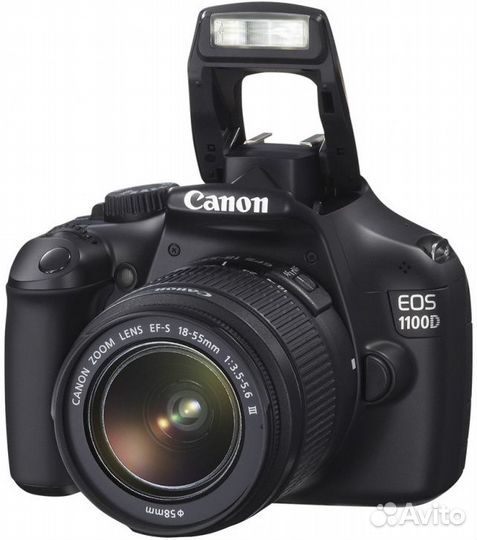 Зеркальный фотоаппарат Canon EOS 1100D Kit 18-55