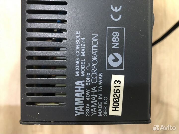 Микшерный пульт yamaha mx12/4