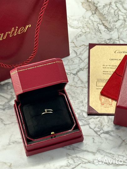 Кольцо cartier juste un clou