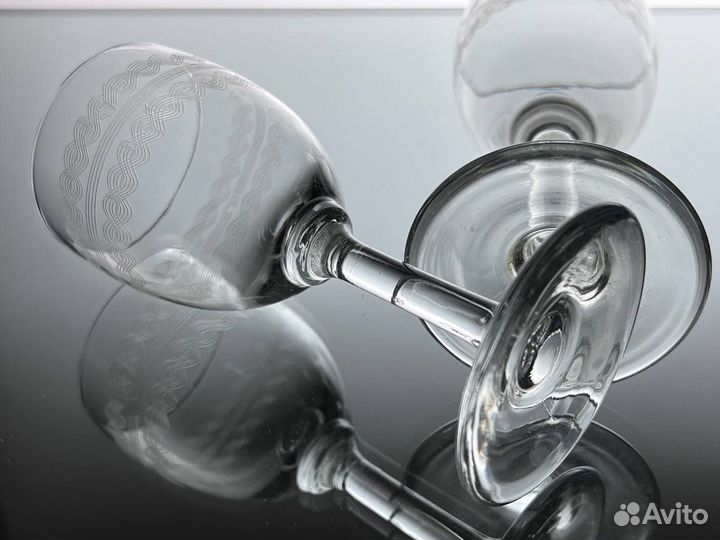 Рюмки пантография хрусталь СССР