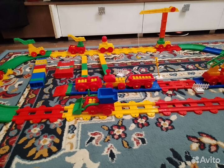 Конструктор bauer стройка и железная дорога