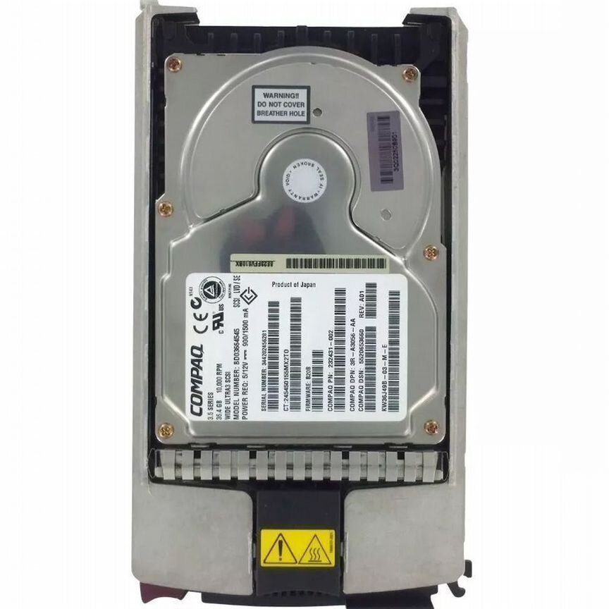 [232431-002] Жесткий Диск Hp Bd03664545 36,4gb U160scsi 3.5" 232431-002