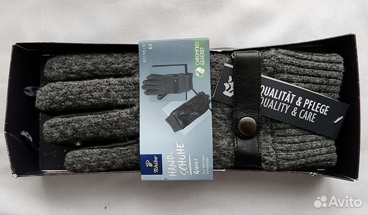 Перчатки кожаные пр-во Германия 8,5 9,5 10
