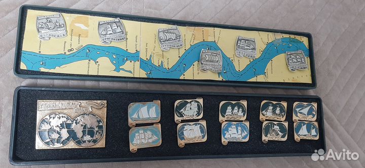 Значки Корабли герои - первооткрыватели (6)