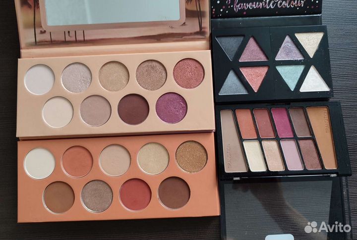 Палитра теней Revolution, Sleek, Essence и другие