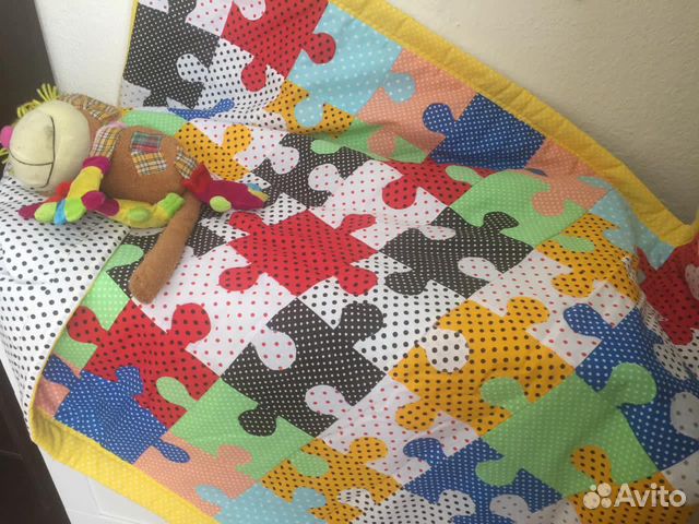 Детское лоскутное одеяло