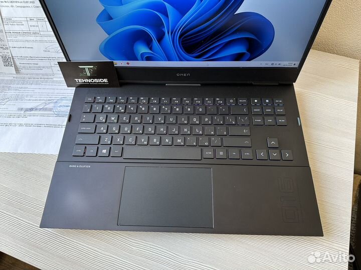 Игровой ноутбук HP Omen Ryzen 5 5600H + RX 6600M