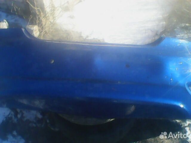 Бампер задний Солярис