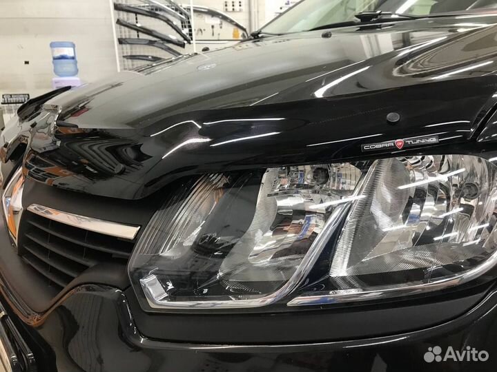 Дефлектор капота Renault Logan 2012-2022, Sande