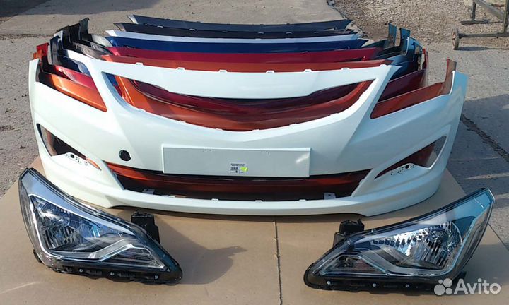 Бампер Hyundai Solaris любой