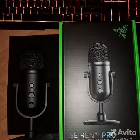 Razer seiren V2 PRO профессиональный микрофон