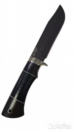 Нож Буйвол быстрорез, ручка венге с кожей