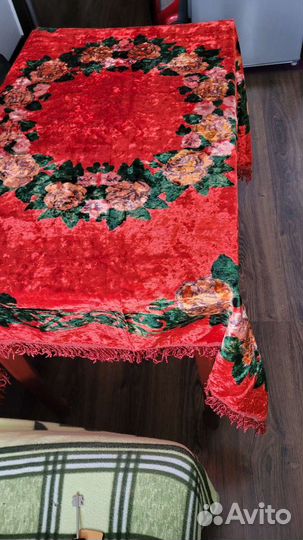 Скатерть бархат СССР