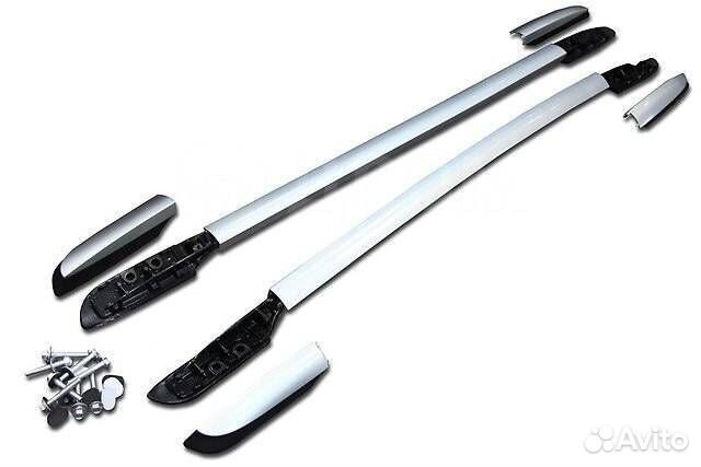 Рейлинги toyota Vanguard RAV4 05-13 чёрные, серебр