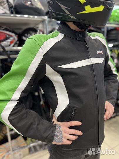 Мото куртка кожаная michiru Street Fighter