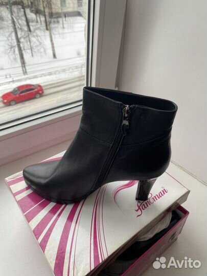 Ботильоны натуральная кожа женские,новые,р.39