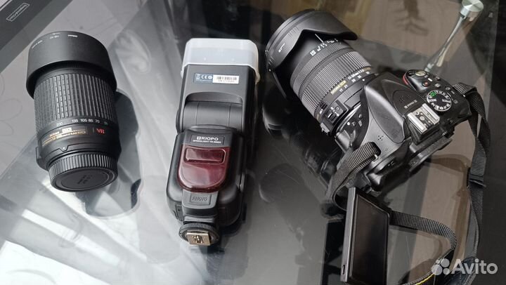 Фотоаппарат nikon d5200 sigma 17-50 Nikon 55-200