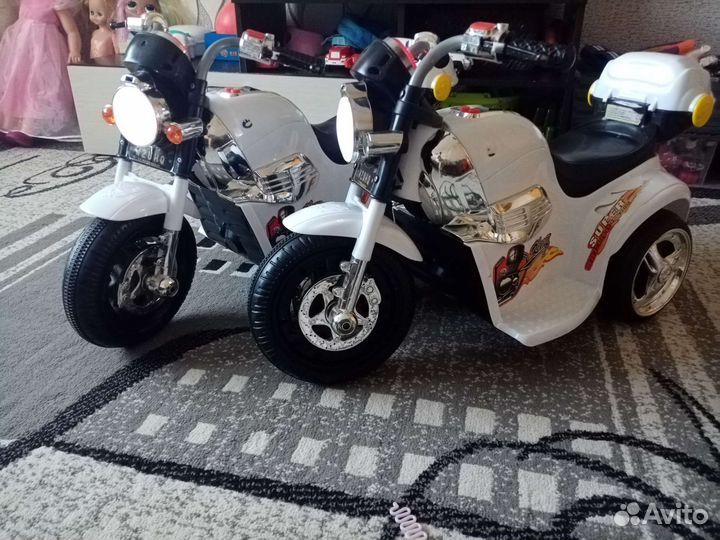 Детский мотоцикл на аккумуляторе бу