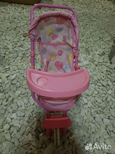 Игрушечная кукольная коляска
