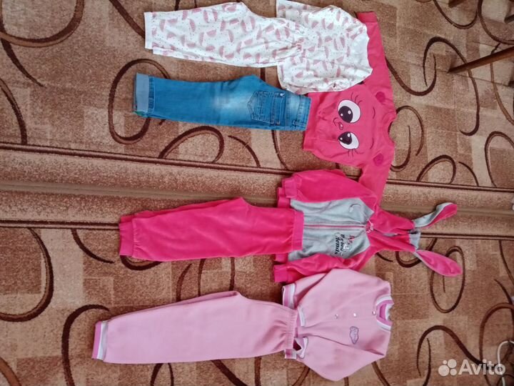 Вещи пакетом для девочки 104-110