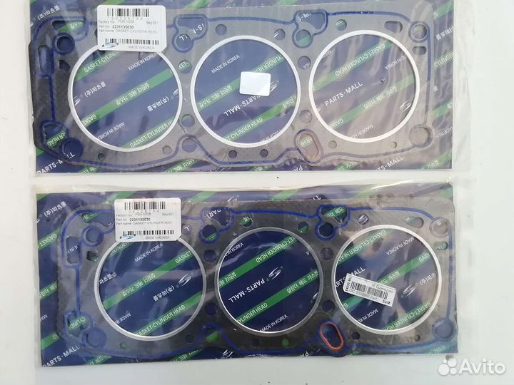 Прокладки головки блока цилиндров Хундай Галопер