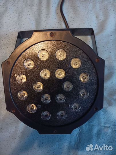 LED цветной диско прожектор