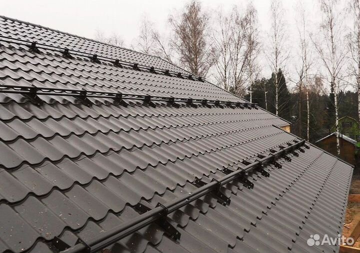 Снегозадержатели Монтаж снегозадержателей