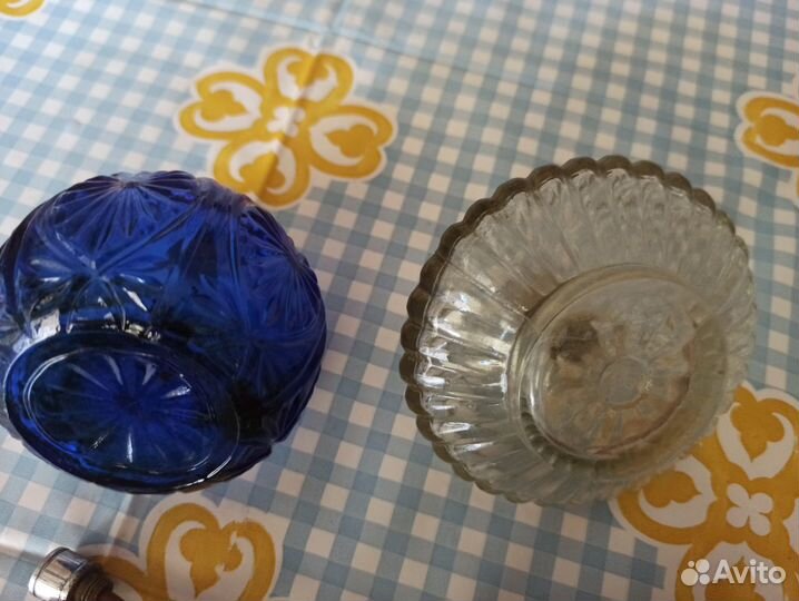 Флаконы для одеколона СССР, с пульверизатором