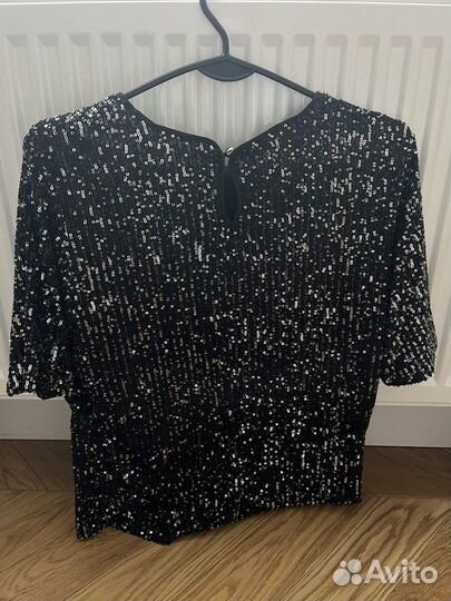 Топ в пайетках вечерний
