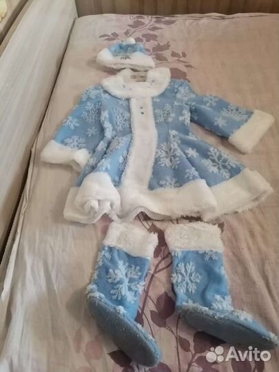 Костюм новогодний снегурочки